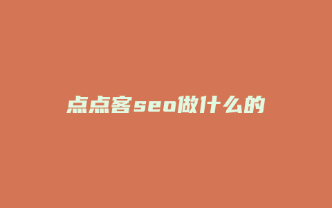 点点客seo做什么的-卡益网