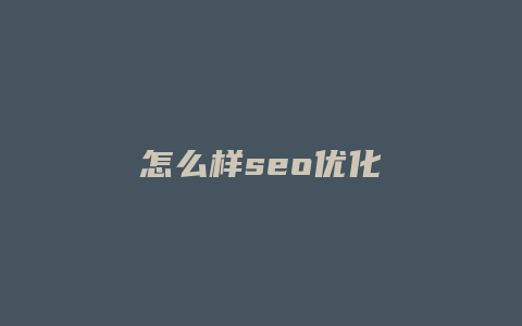 怎么样seo优化-卡益网