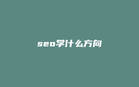 seo学什么方向-卡益网