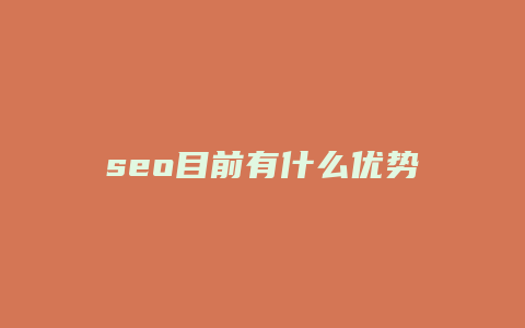 seo目前有什么优势-卡益网