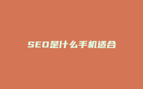 SEO是什么手机适合-卡益网