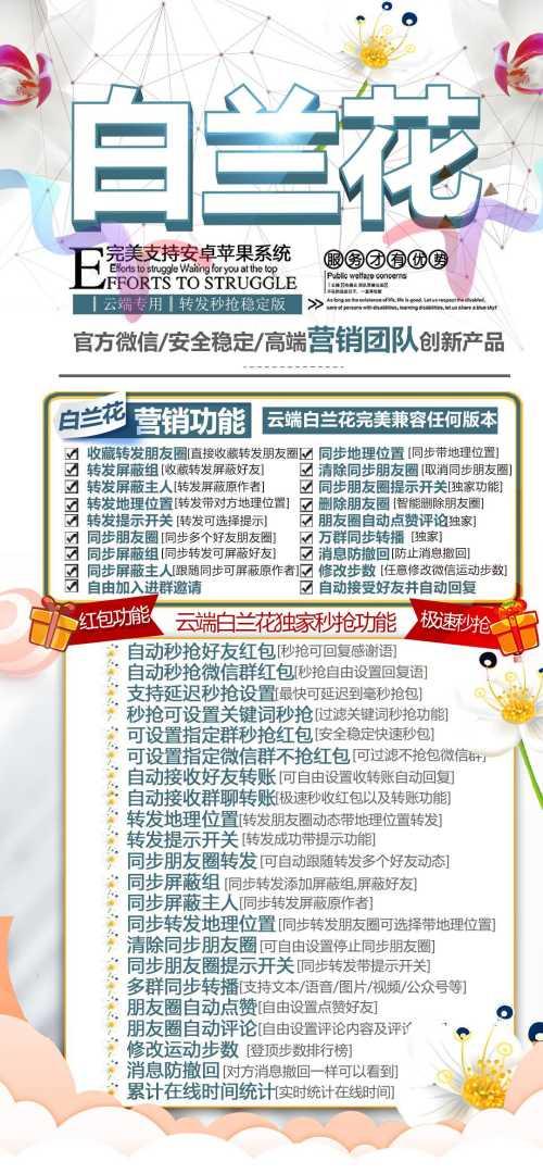 官微直达！借云端转发白兰花，革新朋友圈转发玩法，附激活码购买攻略-卡益网激活码商城