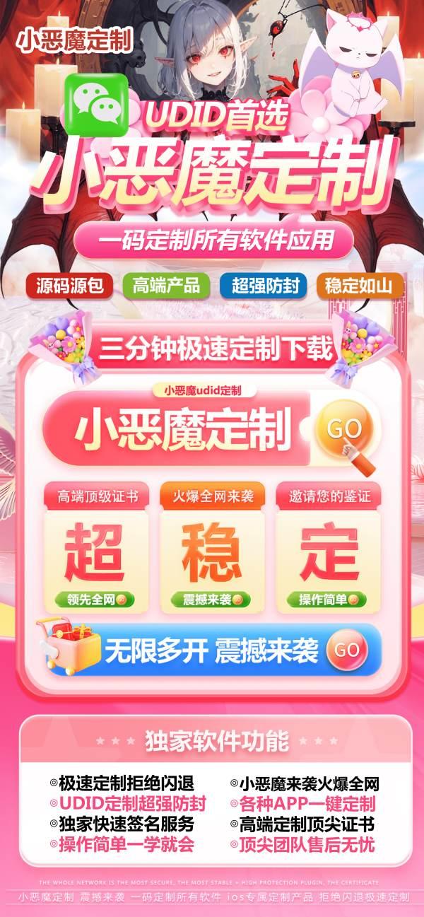 苹果UDID小恶魔定制_UDIDios软件定制版_微信多开定制版-卡益网