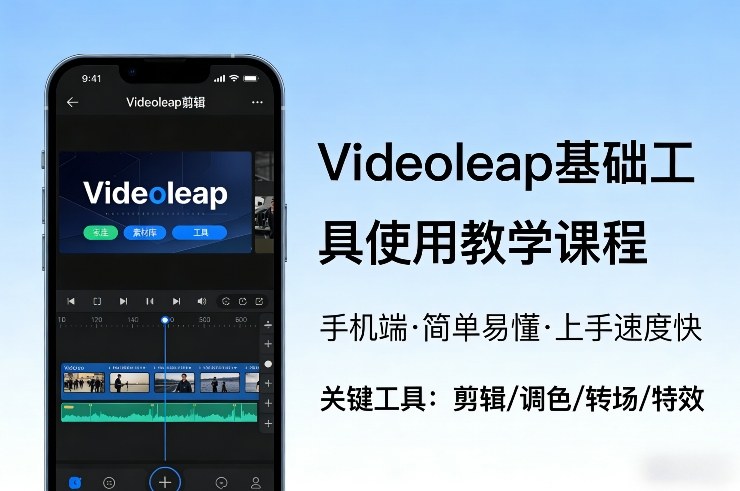 Videoleap基础工具使用教学课程，手机端视频剪辑教学，简单易懂，上手速度快-卡益网激活码商城