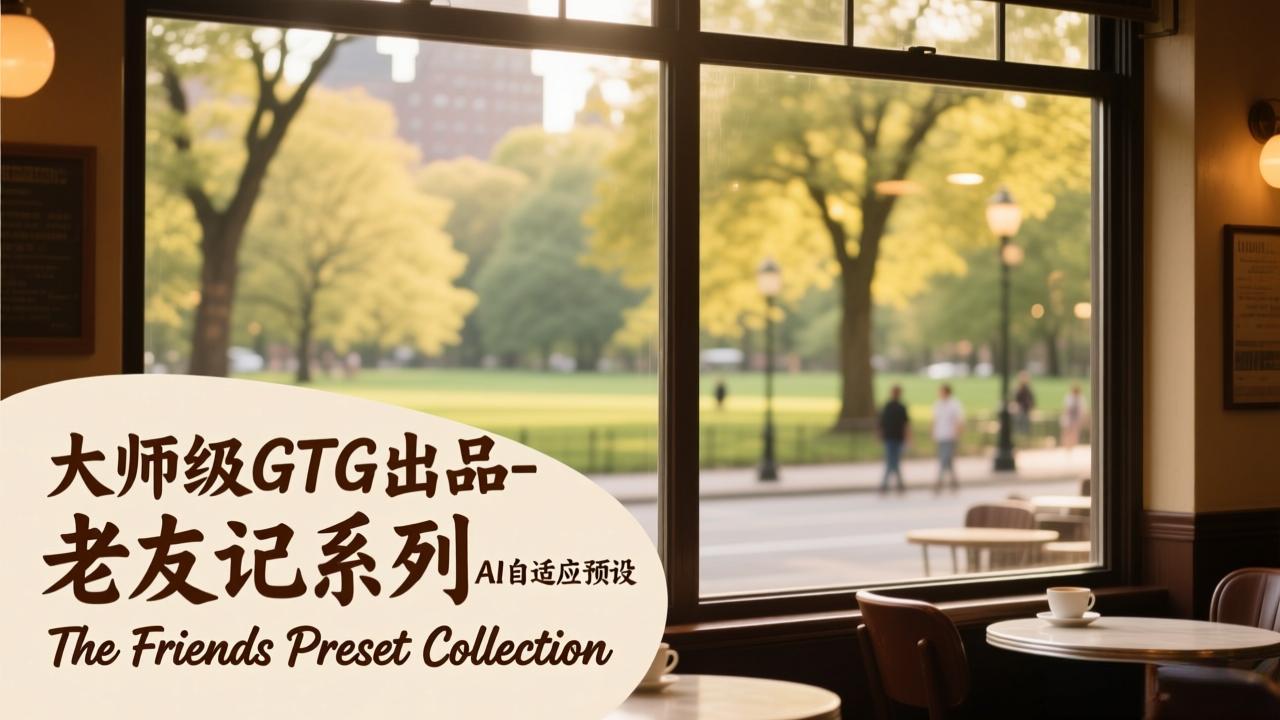 大师级GTG出品-老友记系列AI自适应预设The Friends Preset Collection-卡益网激活码商城