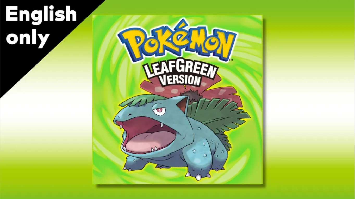 【美版】宝可梦叶绿 .Pokemon LeafGreen 中文汉化-卡益网激活码商城