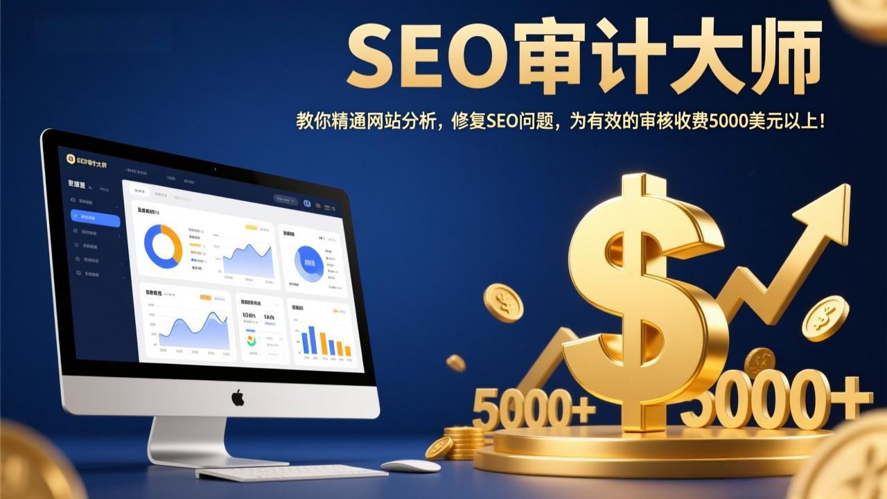 SEO审计大师:教你精通网站分析,修复SEO问题,为有效的审核收费5000美元以上!-卡益网激活码商城