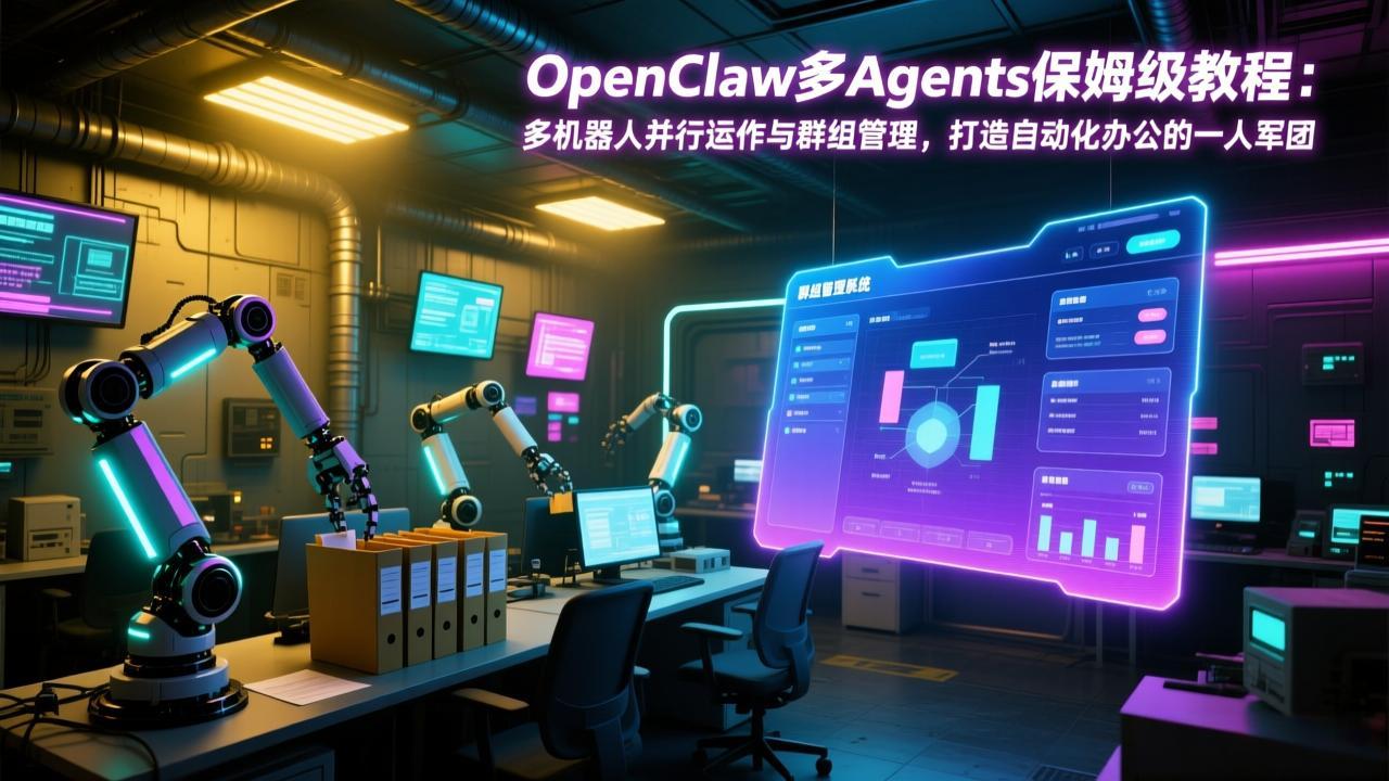 OpenClaw多Agents保姆级教程：多机器人并行运作与群组管理，打造自动化办公的一人军团-卡益网激活码商城