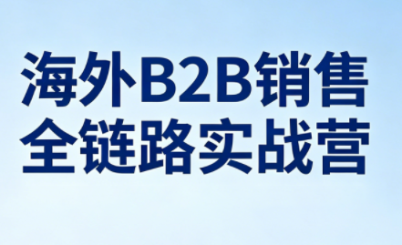 雨哥·海外B2B销售全链路实战营-卡益网激活码商城