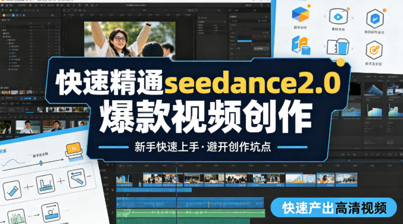 快速精通seedance2.0爆款视频创作,快速产出高清视频,避开大量创作坑点,新手也能快速上手-卡益网激活码商城