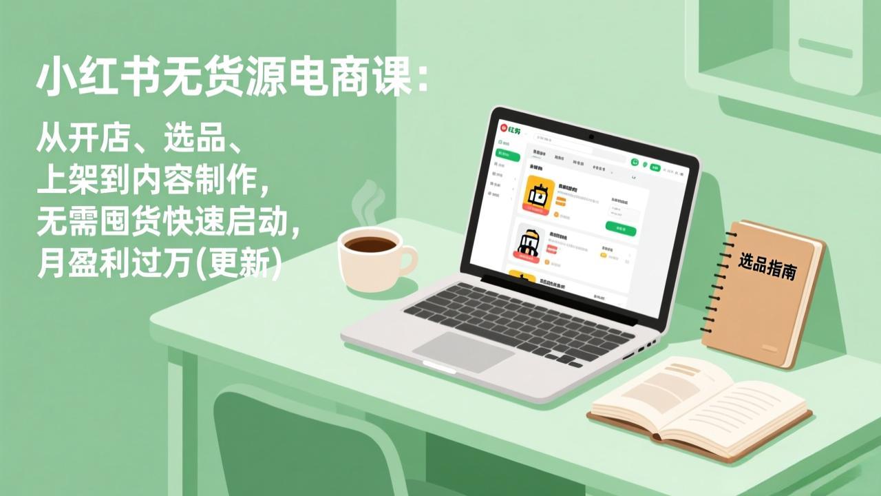 小红书无货源电商课(5月12更新-卡益网激活码商城