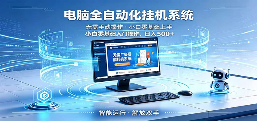 智能广告挂机无需值守，小白上手轻松实现每日增收-卡益网激活码商城