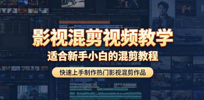 影视混剪视频教学，适合新手小白的混剪教程，快速上手制作热门影视混剪作品-卡益网激活码商城