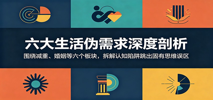 六大生活伪需求深度剖析：围绕减重、婚姻等六个板块，拆解认知陷阱跳出固有思维误区-卡益网激活码商城