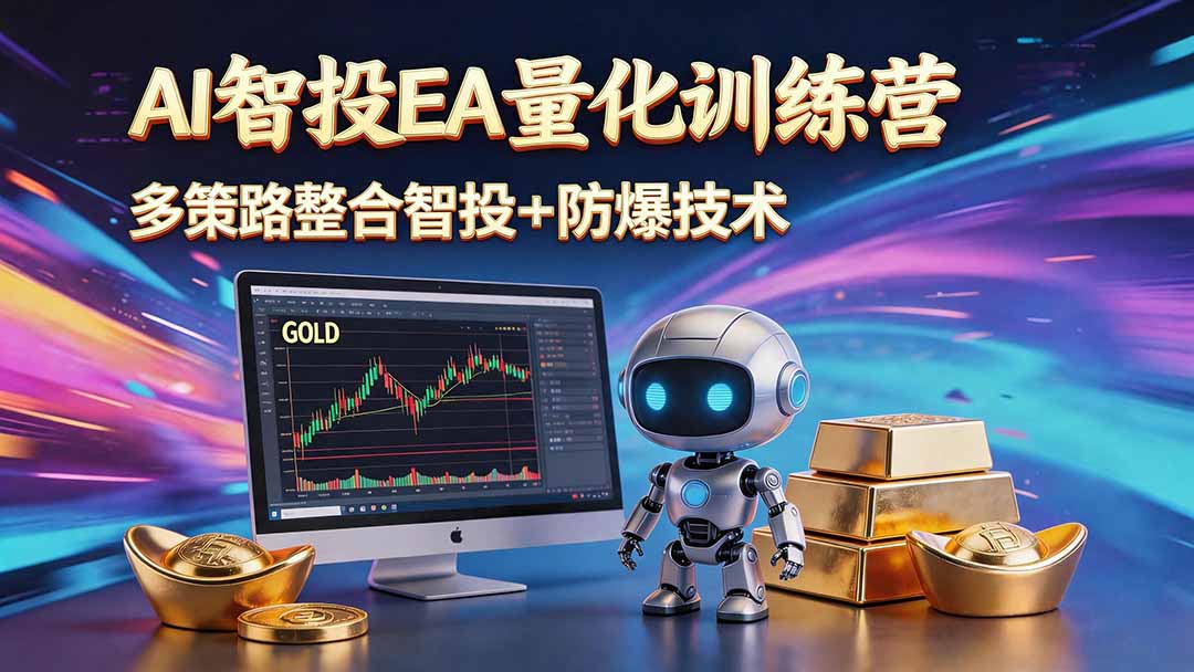 AI智投EA量化运营技术，自动化黄金操盘技术，小白也可以轻松上手日入1000+-卡益网激活码商城