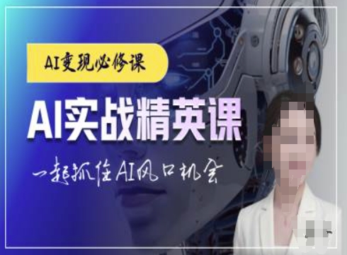 AI实战精英课，chatgptAI实战教程，一起抓住AI风口的机会-卡益网