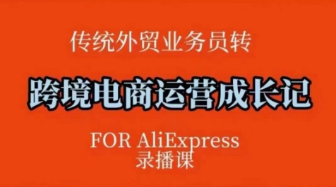 跨境电商速卖通运营课，​运营方法论+后台实操，逻辑清晰-卡益网