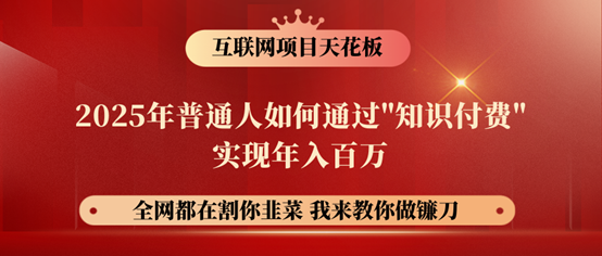 镰刀训练营超级IP合伙人，25年普通人如何通过“知识付费”年入百万！-卡益网