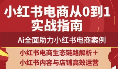 天诺老吴·2025小红书电商全链路运营-卡益网