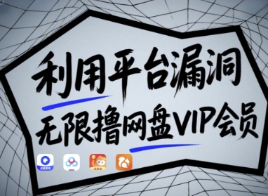 利用平台漏洞，无限撸网盘VIP会员，用户亲测有效!【漏洞原理+操作演示】-卡益网