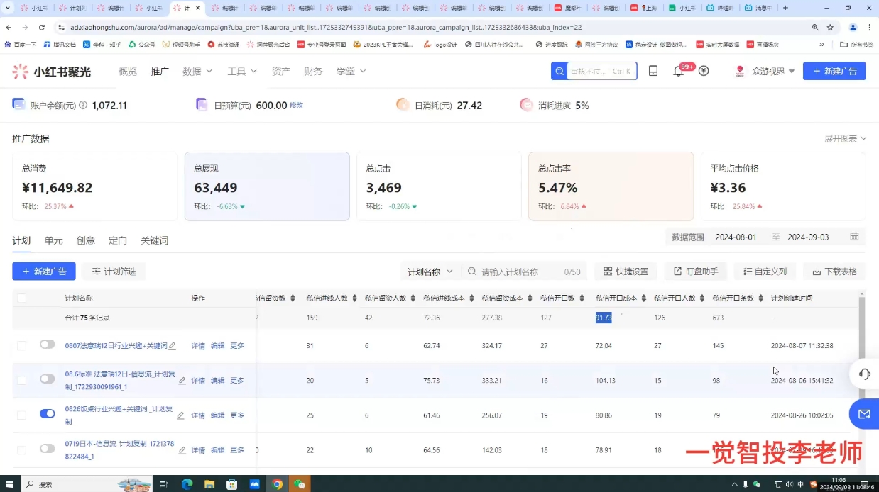 李老师·小红书运营投流，0基础实战教学-卡益网